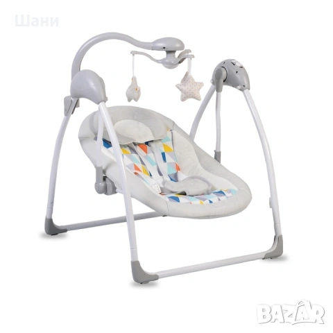 Бебешка люлка Cangaroo, Jessie, сив, 0+