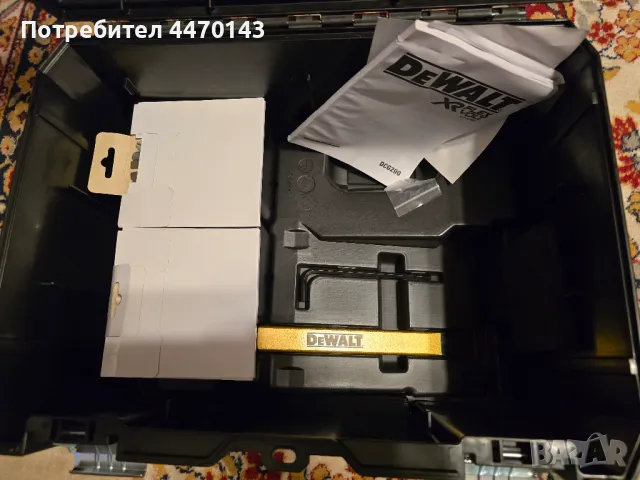 Акумулаторна фреза за канали DeWALT DCG200NT, снимка 3 - Други инструменти - 50245938