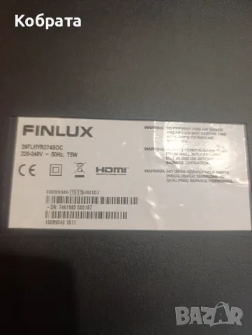 Смарт finlux 39" mainboard 17mb97 и 17ips71, снимка 5 - Телевизори - 48020921