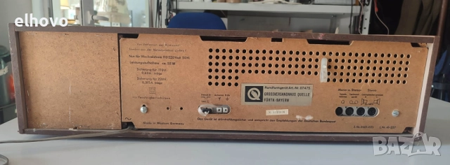 Старо лампово радио Senator Stereo W886ST, снимка 13 - Антикварни и старинни предмети - 52811547