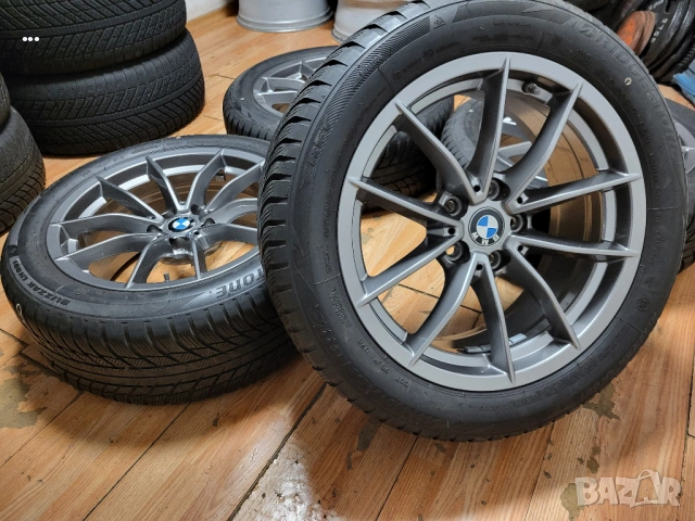 Джанти 17 5х112 ОЕ BMW Style 768 с гуми Bridgestone 225/50/17 , снимка 8 - Гуми и джанти - 54045363