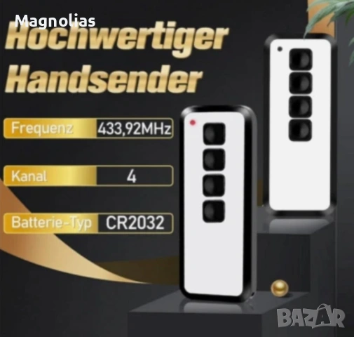 Дистанционното Врата NOVOFERM 433.92 Ролинг Код , снимка 5 - Дистанционни - 53746601