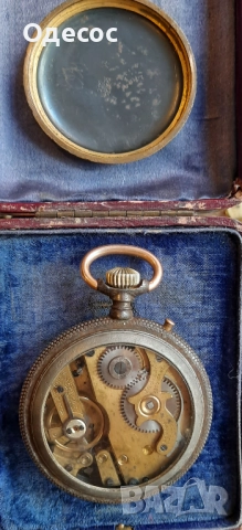 Швейцарски джобен часовник, снимка 5 - Антикварни и старинни предмети - 51895527
