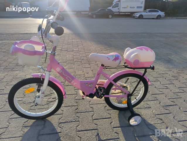 BYOX Велосипед 16" розов 1602, снимка 9 - Велосипеди - 46801327