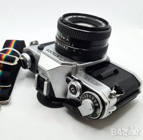 Canon AE-1 с 50mm f1.8, снимка 2 - Фотоапарати - 43341332