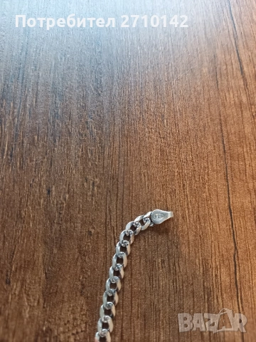 Сребърна гривна 925 ITALY, снимка 3 - Колиета, медальони, синджири - 52198061