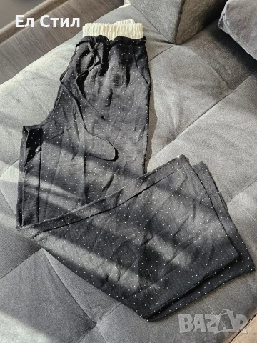 💎Леки и ефирни панталони с камъчета М/Л размер ще станат и за ХЛ Цена:27 евро Еконт и Спиди, снимка 4 - Панталони - 54055355