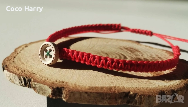 Комплект гривни,Копче за късмет, снимка 5 - Гривни - 53122422