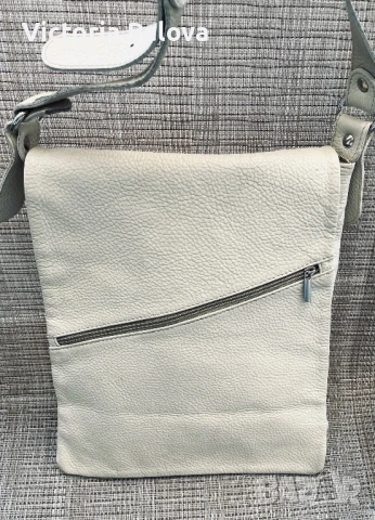 Кожена чанта с дълга дръжка унисекс, снимка 3 - Чанти - 51030650