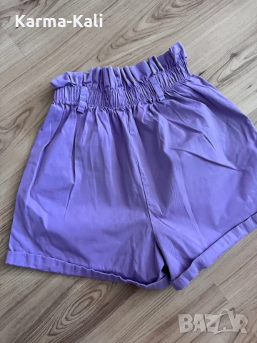 Лот къси панталони и потник в лилаво , снимка 3 - Къси панталони и бермуди - 50681410