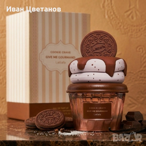 Унисекс парфюм Lattafa Give Me Gourmand Cookie Crave 