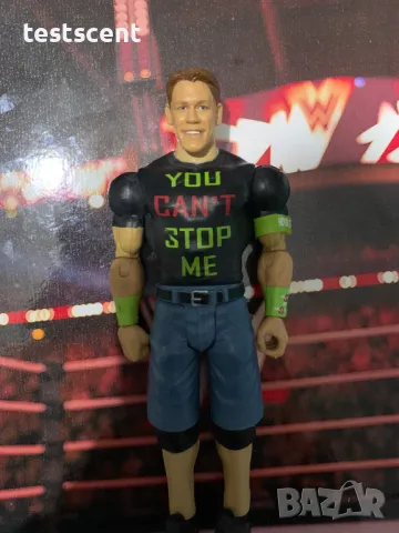 Екшън фигура WWE John Cena Figure You Can't Stop Me Basic Series Top Picks Black U CANT STOP ME игра, снимка 7 - Фигурки - 48202595