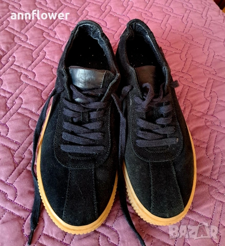 Обувки S 1909 естествена кожа-велур , снимка 2 - Дамски ежедневни обувки - 54194376