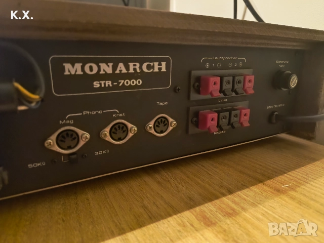 Monarch str 7000, снимка 8 - Ресийвъри, усилватели, смесителни пултове - 52405246