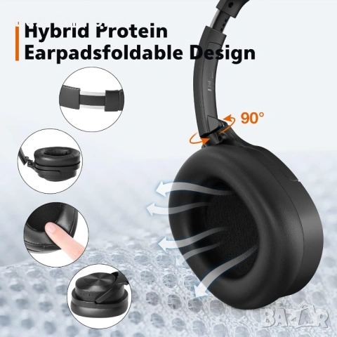 Ulacici слушалки с активно шумопотискане, снимка 4 - Bluetooth слушалки - 53204419