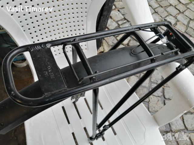 Алуминиев вело багажник , снимка 2 - Части за велосипеди - 53568833