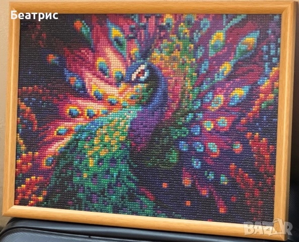 Диамантени гоблени с кръгли мъниста-животни, снимка 6 - Гоблени - 52566011