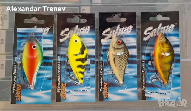 Воблери Salmo Fatso и Slider, снимка 5 - Екипировка - 53688948
