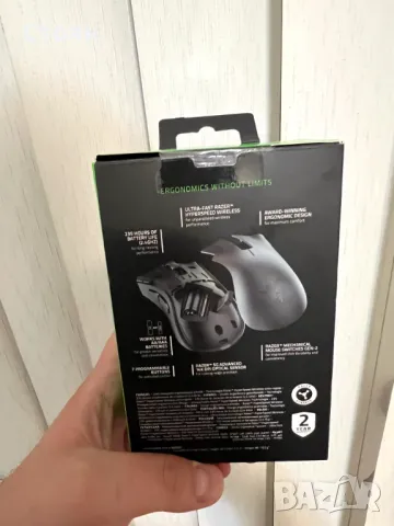 Мишка Razer DeathAdder V2 X HyperSpeed, снимка 7 - Клавиатури и мишки - 47123619