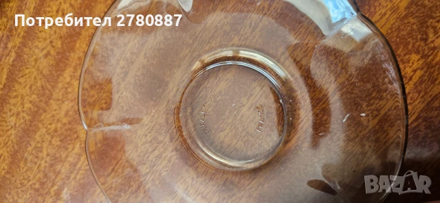 Комплект ретро чаши и чинийки за кафе Duralex France, снимка 2 - Чаши - 50757037