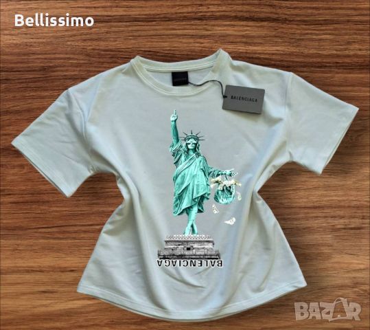 Дамска тениска с къс ръкав🗽Balenciaga🗽Premium quality, снимка 2 - Тениски - 46577700