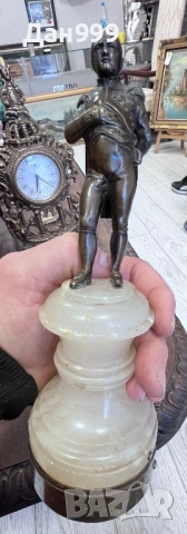 Антична , уникална колекционерска бронзова статуетка на Наполеон ., снимка 9 - Антикварни и старинни предмети - 53499212