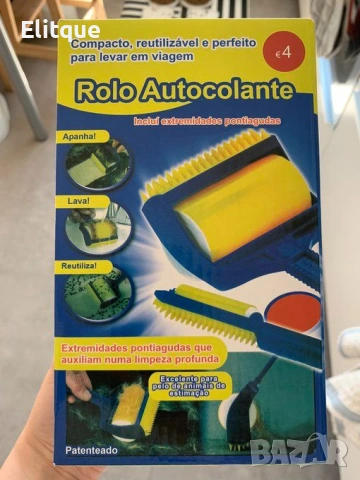 🐶🐱 Уред за събиране и почистване на косми от домашни любимци – STICKY BUDDY 🐾