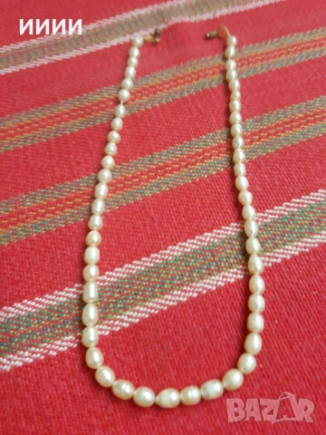 Колие от естествени перли огърлица 