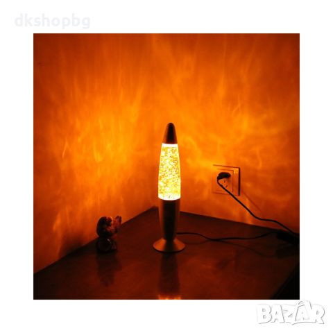 2116 Нощна лампа Лава, снимка 10 - Настолни лампи - 45438018