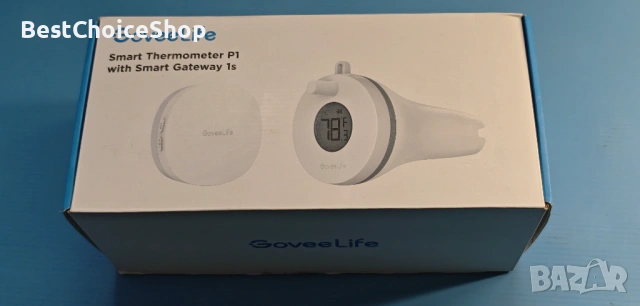 GoveeLife Smart Thermometer P1 с Smart Gateway 1s – Нов, пълен комплект