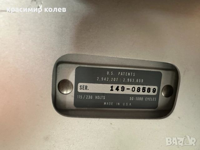 американски осцилоскоп "HEWLETT PACKARD 120 AR", снимка 11 - Друга електроника - 52618351