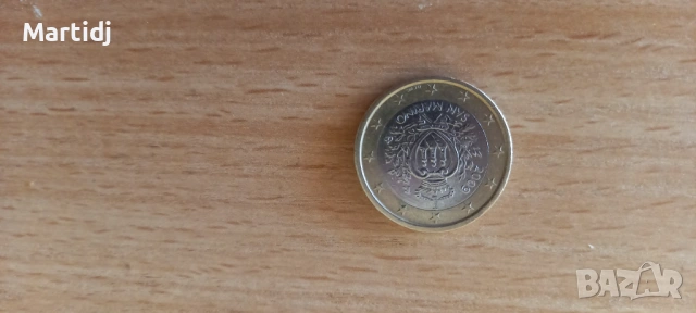 1 evro San Marino , снимка 3 - Нумизматика и бонистика - 54106230