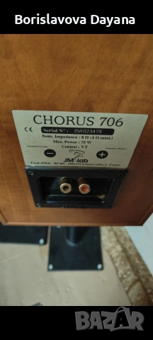 Тонколони JMlab Chorus , снимка 9 - Тонколони - 53990333