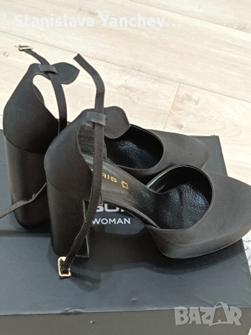 Официални обувки на висок ток и платформа , снимка 7 - Сандали - 53522919