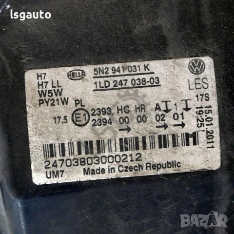 Ляв фар Volkswagen Tiguan I 2007-2015 ID:147936, снимка 4 - Части - 50975013