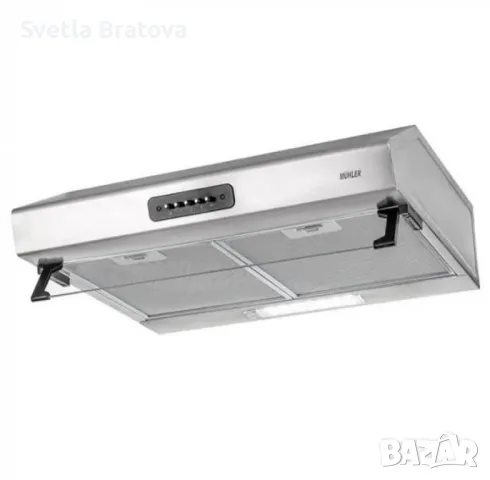 Абсорбатор, 160W, класик, бял, AMK- 2119IX, 160W, класик, INOX, 2 мотора, снимка 4 - Абсорбатори - 49592675