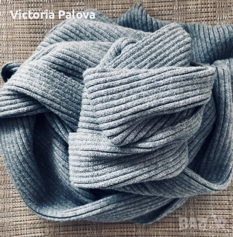 Луксозен плетен шал - тежък, еластичен, стилен, снимка 2 - Шалове - 52978672