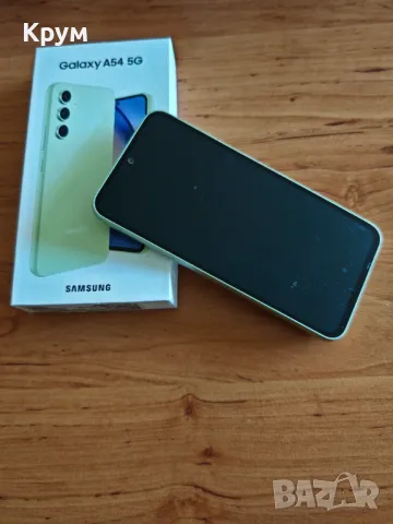 Samsung Galaxy A54 5G, 8GB, 128GB Lime в отлично състояние, снимка 1 - Samsung - 46904239