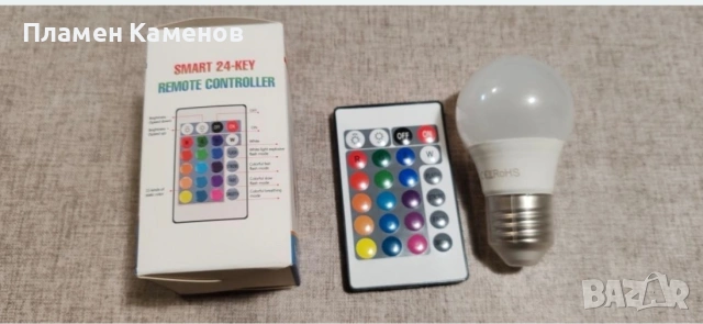 Крушка LED с дистанционно , снимка 2 - Крушки - 54192580