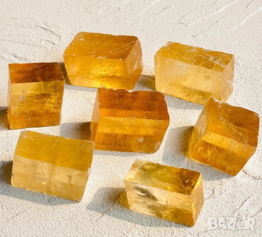 Calcite ЕстественКристал Медено Оранжев Калцит Жълт Калцит Минерал Чакра Рейки ФънШуй Медитация Йога, снимка 6 - Колекции - 52412307