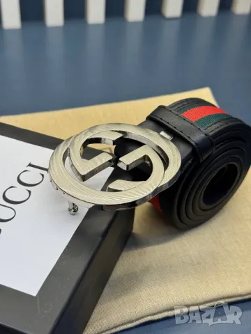 колани от естествена кожа в кутия gucci 4см , снимка 5 - Колани - 50416736