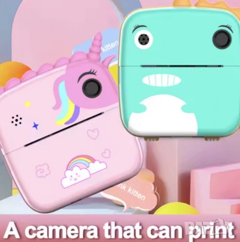 Детски цифров фотоапарат с незабавен печат – Създай магията сам, снимка 3 - Други - 52579269