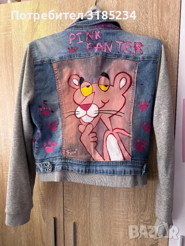 Ръчно рисувано яке, снимка 2 - Якета - 52116217