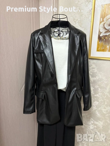 кожено сако