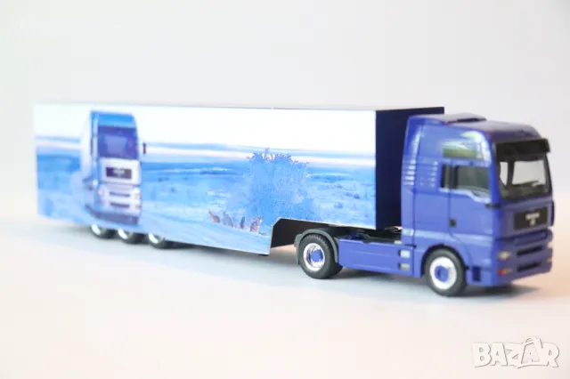 HERPA H0 1/87 MAN TGA КАМИОН МОДЕЛ TIR, снимка 5 - Колекции - 50400929