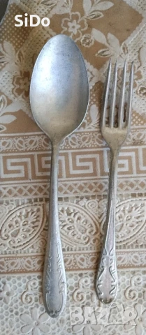 Лот алуминиеви 27 лъжици и 33 вилици, снимка 4 - Прибори за хранене, готвене и сервиране - 50846148