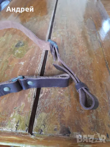 Стара кожена ремъчка,ремък за пушка #14, снимка 2 - Други ценни предмети - 49609878