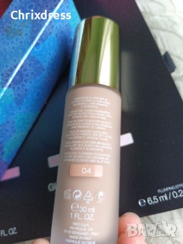 Дълготраен течен фон дьо тен с SPF 30 Kiko Milano , снимка 4 - Декоративна козметика - 45952994