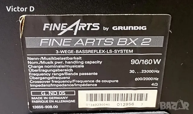 Grundig Fine Arts BX 2 - Тонколони , снимка 12 - Тонколони - 48473344