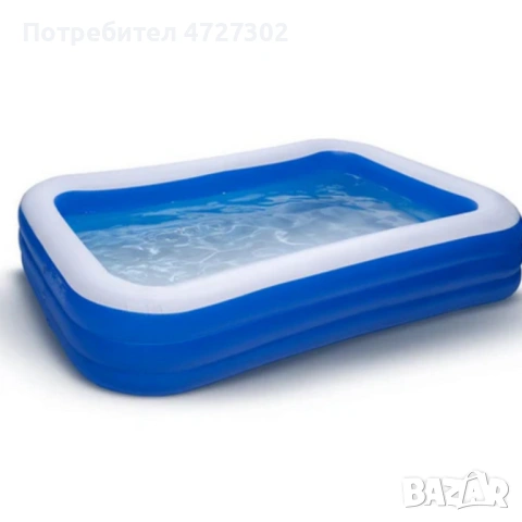 Голям надуваем семеен басейн - релакс и забавление за цялото семейство, снимка 3 - Басейни и аксесоари - 53722530